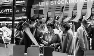 Shoppers in Berwick Street Market in London’s Soho, 1955.