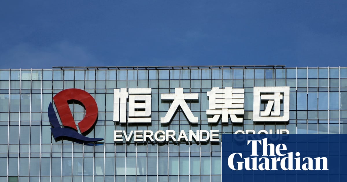 China Evergrande shares plummet 12% as it edges closer to default | Evergrande | The Guardian