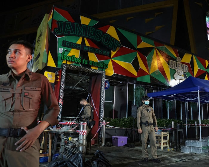 At least 27 killed in blaze at Bangkok pub, Thai officials say