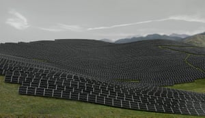 Les Mées, 2016, by Andreas Gursky.