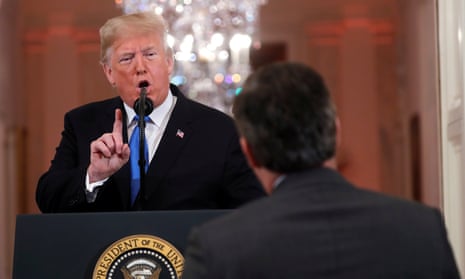Donald Trump interrupts Jim Acosta, November 2018.