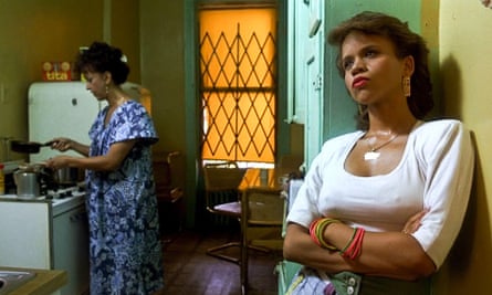 Rosie Perez (right) with Diva Osorio in Do the Right Thing.