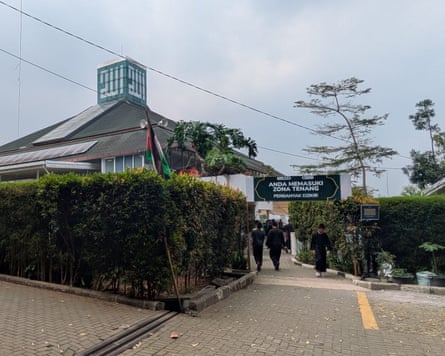 A mosque in Indonesia used in a pilot project to convert mosque loudspeakers into earthquake early warning alarms.