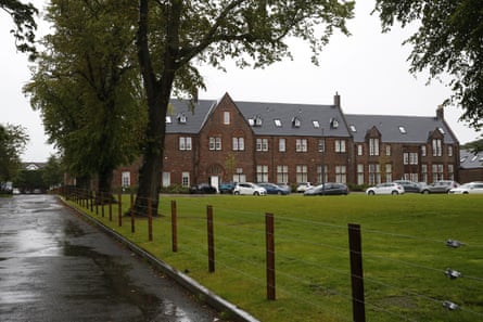 The entrance to Guthrie House Care Home, then run by Four Seasons Health Care, Edinburgh, Scotland, 25/08/2020