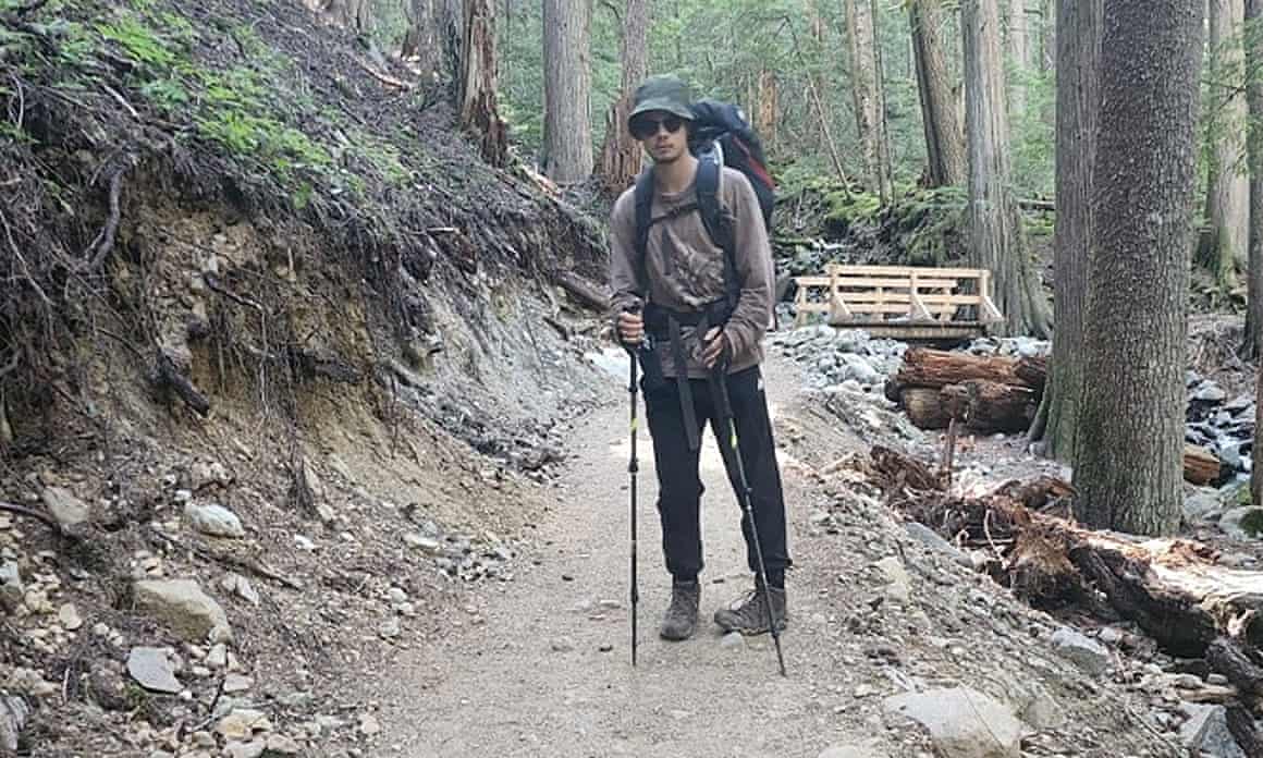 Sam Benastick, who was found alive, in a photo taken long before his ordeal.