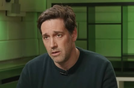 Screengrab of interview with Balásy Gyula on YouTube channel