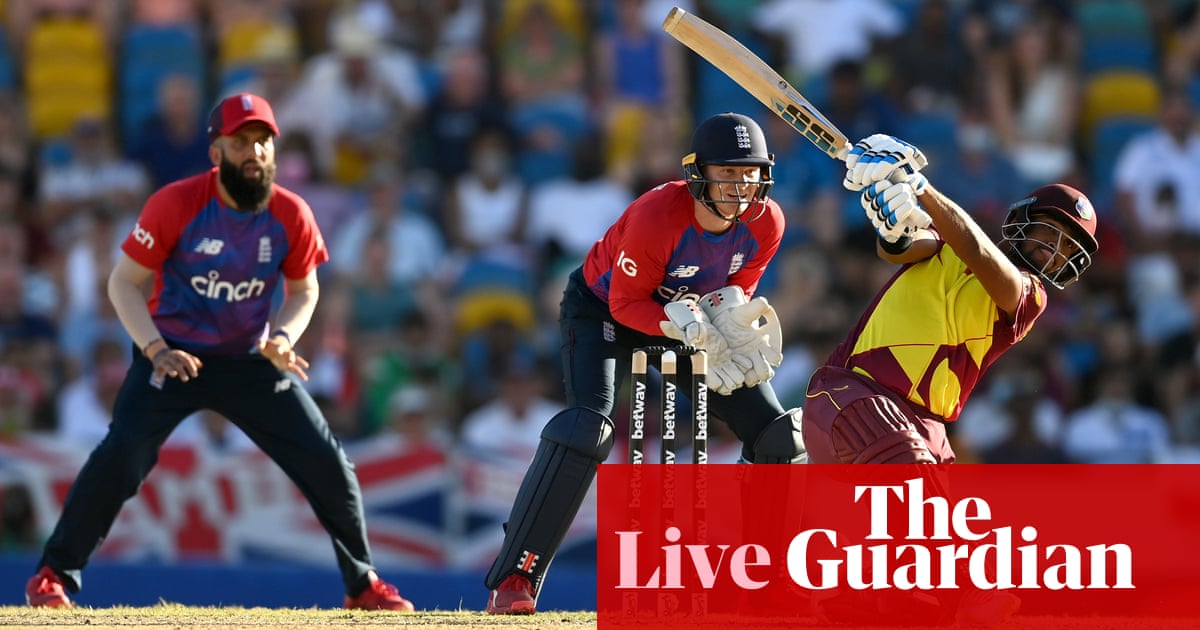West Indies v England: fifth and final men’s Twenty20 – live!