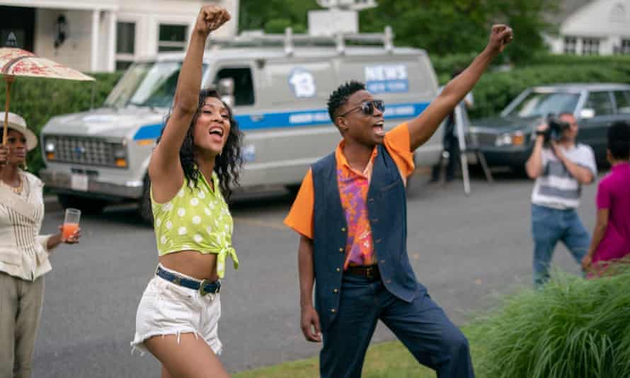 Mj Rodriguez and Billy Porter, who play Blanca and Pray.
