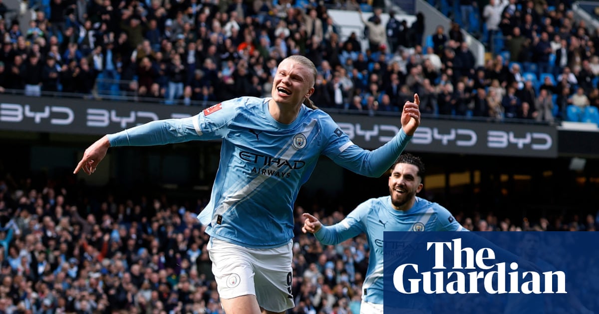 Erling Haaland hits hat-trick as Manchester City thrash Liverpool to reach FA Cup semis