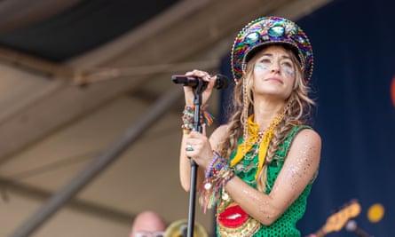 Lauren Daigle performing in New Orleans in 2022.