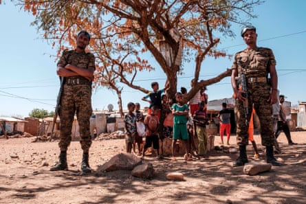 Ethiopian army soldiers