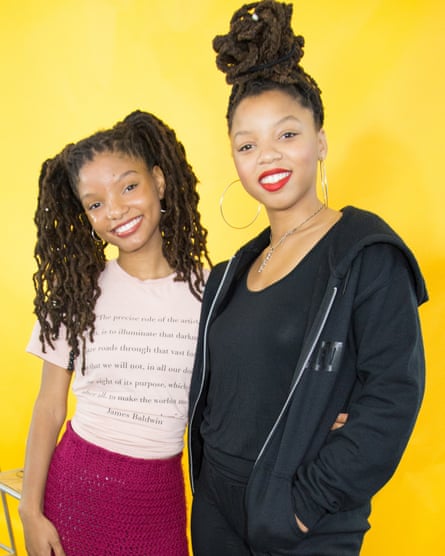 With her older sister Chlöe as Chloe x Halle, 2018.