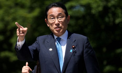The Japanese prime minister, Fumio Kishida