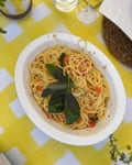 ‘No food is basal pinch this sauce,” Anna Del Conte says sternly…
