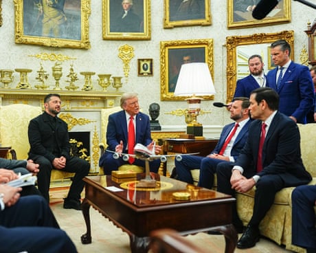 Donald Trump hosts Volodymyr Zelenskyy at the White House