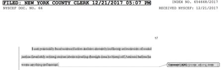 Court document from New York County reveals the editor’s notes on the manuscript for Milo Yiannopoulos’ cancelled book
