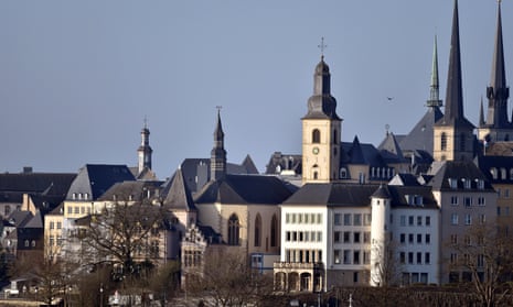 General view of the city of Luxembourg