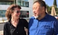 Diane Weyermann with Ai Weiwei