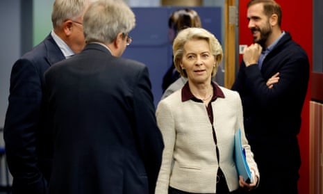President of the European Commission Ursula von der Leyen at a meeting of EC members in Strasbourg, France, 12 December 2023.