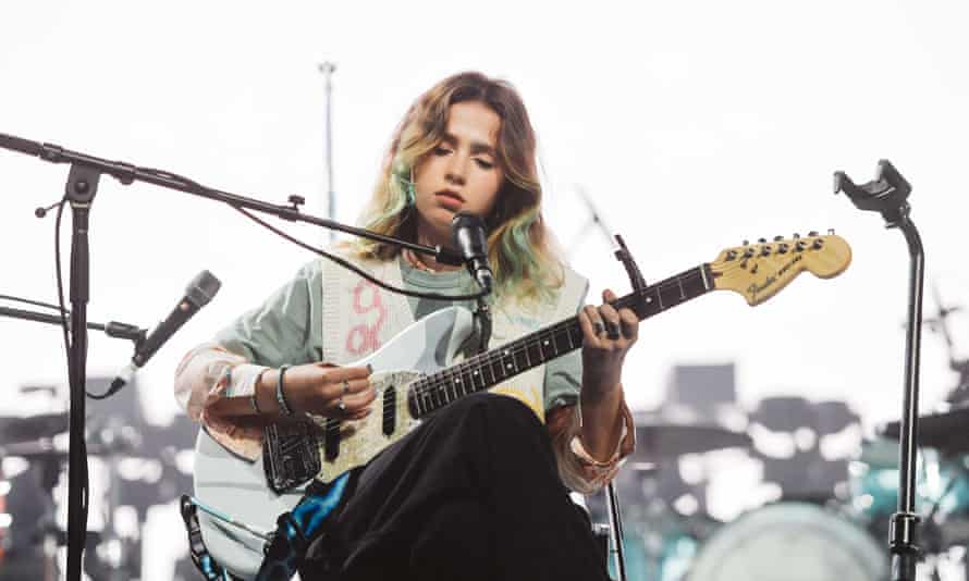 Easy listening … Clairo onstage in Inglewood, California, in 2020.
