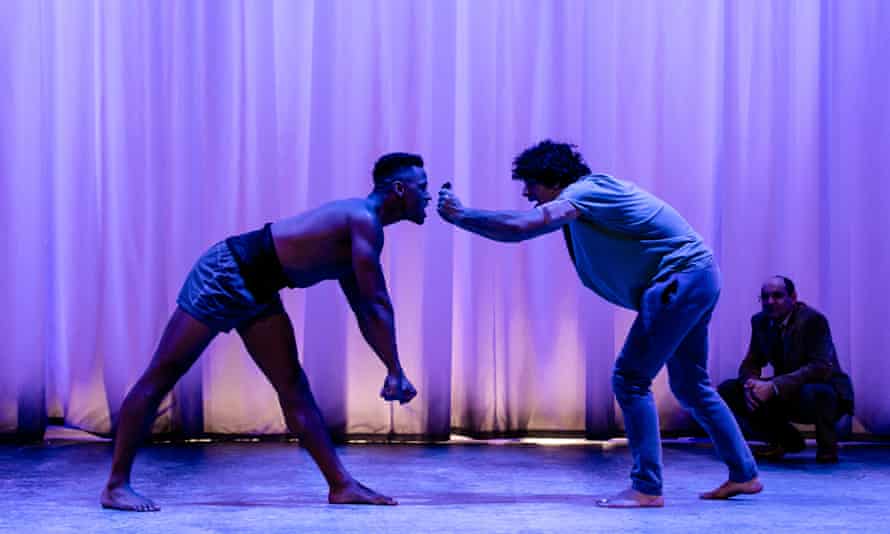 Ira Mandela Siobhan and Ethan Kai in Equus, Theatre Royal Stratford East, 2019.