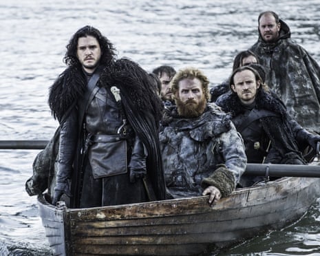 HBO<br>This image released by HBO shows Kit Harington as Jon Snow, left, in a scene from “Game of Thrones.” HBO programming chief Michael Lombardo said Thursday, July 30, 2015, that the drama series’ producers are leaning toward three more seasons after the just-concluded season five. Lombardo told a TV critics meeting in Beverly Hills, Calif., that he hopes that theyll change their minds, but that appeared to be the intent. (Helen Sloan/HBO via AP)