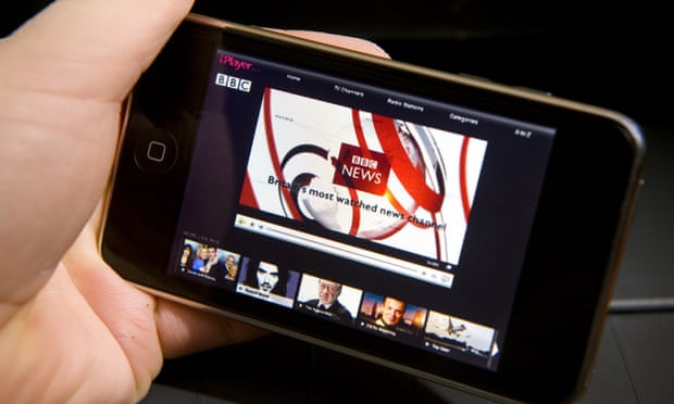 iPlayer on a mobile phone