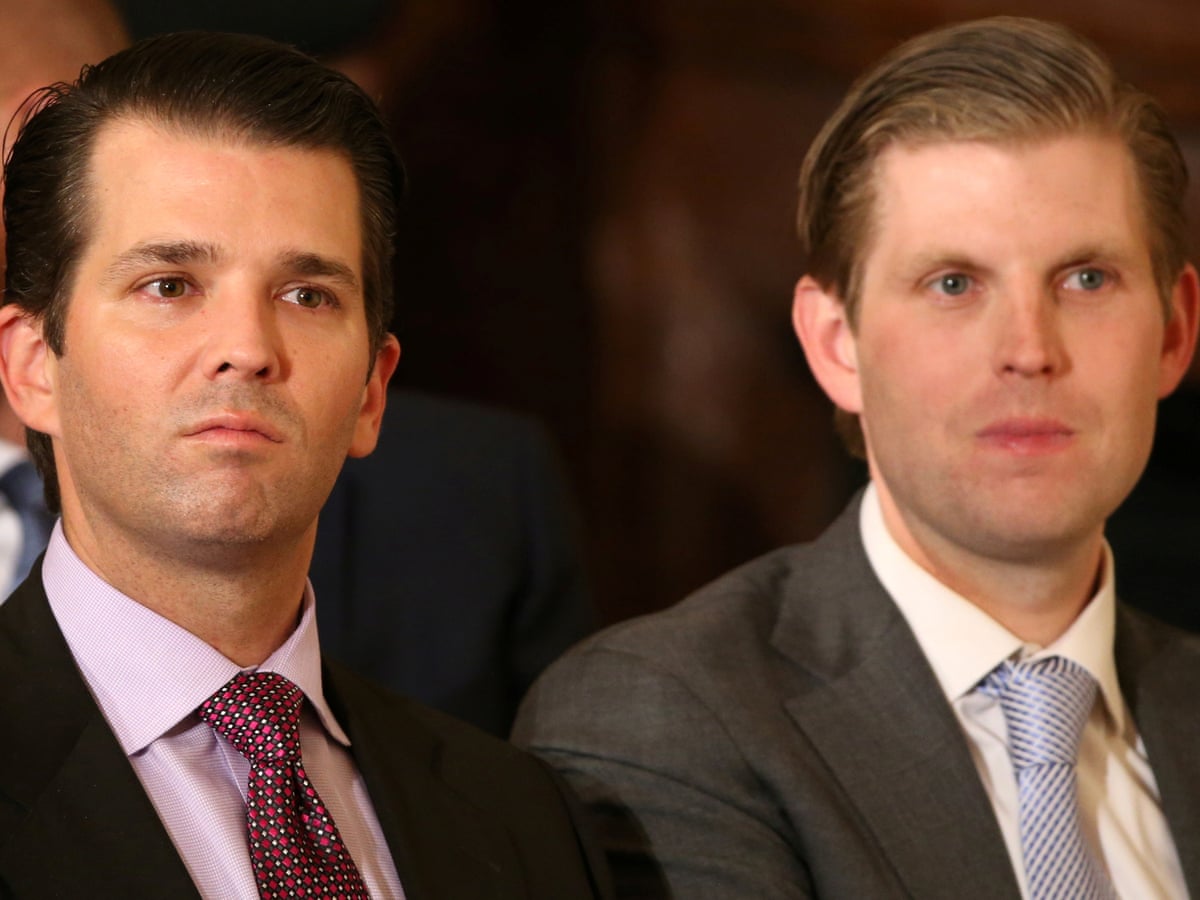 Trump Sons Provoke Outrage With Baseless Attacks On Biden And Lockdown Donald Trump Jr The Guardian