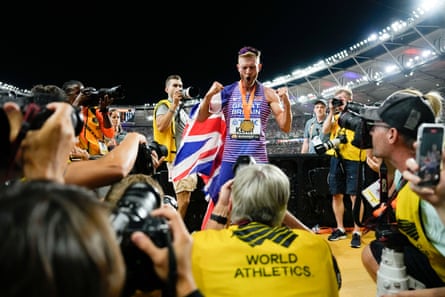 Josh Kerr after his Budapest triumph