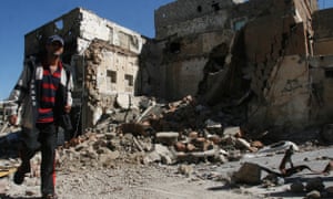 The result of the continuing war between Houthi and pro-government fighters in the Yemeni city of Taiz.