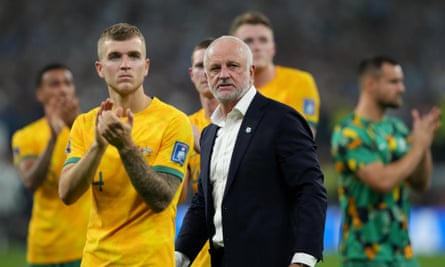 Australian coach Graham Arnold after this team’s loss to Argentina at the 2022 World Cup.