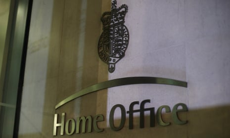 Signage for the Home Office in Westminster, London