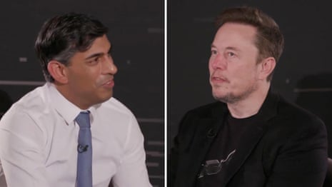 'The most disruptive force in history': Rishi Sunak and Elon Musk discuss the future of AI – video