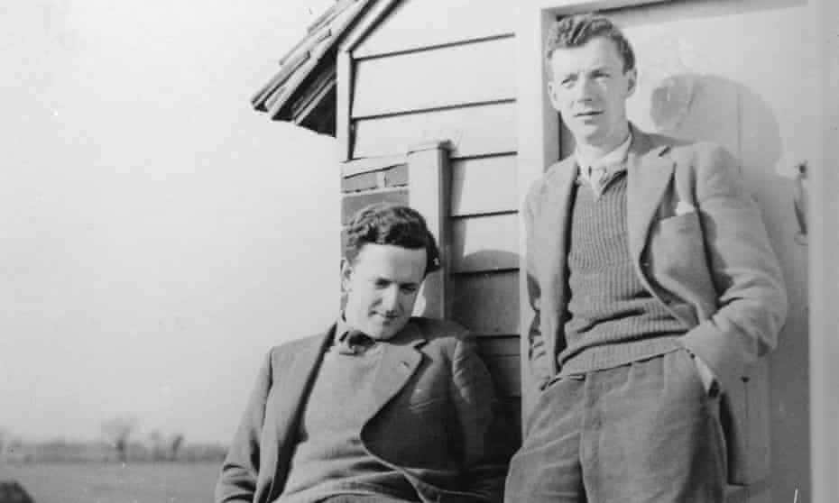 Benjamin Britten and Peter Pears at the Old Mill, Snape, in 1943.