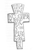 An image of the now lost cross.