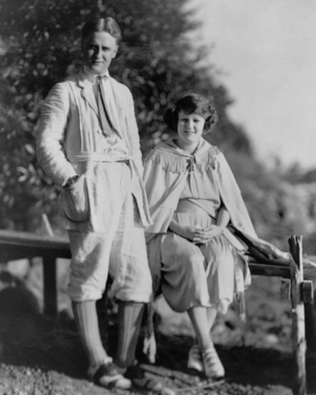 Portrait of F. Scott and Zelda Fitzgerald at Dellwood in September 1921.