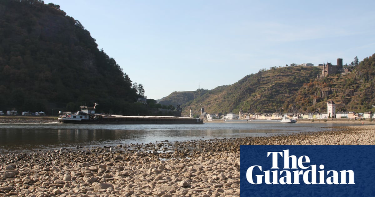 Rhine water levels fall to new low as Germany’s drought hits shipping