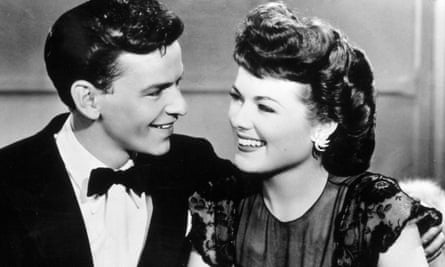 Barbara Hale and Frank Sinatra
