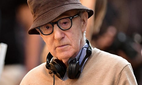 Woody Allen at work in 2017 in New York.