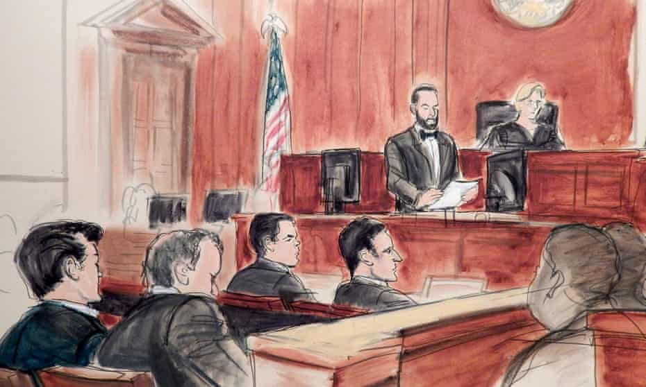 Ross Ulbricht in court in January. Ulbricht was found guilty of fraud charges. 