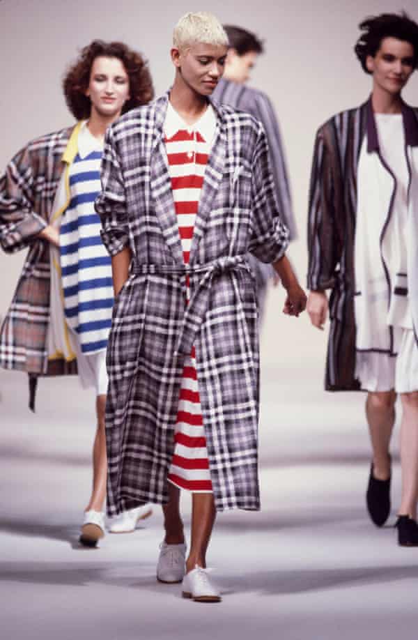A Nino Cerruti show in Paris, 1984.