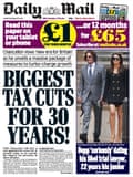 The Mail front page on 23 September