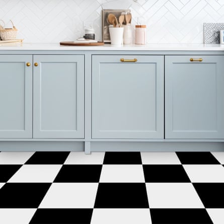 Arthouse ArtiFIX Black and White Plain Sticky Back Vinyl Floor Tile 10 Pack