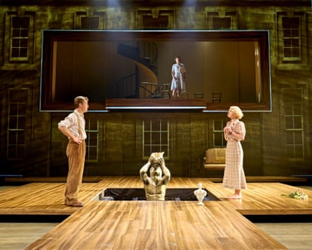Jasper Talbot and Miriam Petche play the doomed lovers, as Isabella Dempster’s Briony looks on.