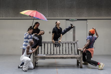 Rehearsals for Allegro, choreographed by Julia Cheng.