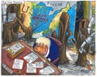 Martin Rowson Cartoon Links Trump to Climate Crisis