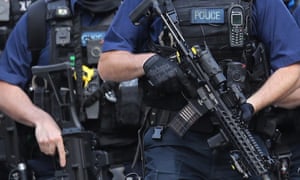 Officers from the counter-terrorism command of the Metropolitan police.