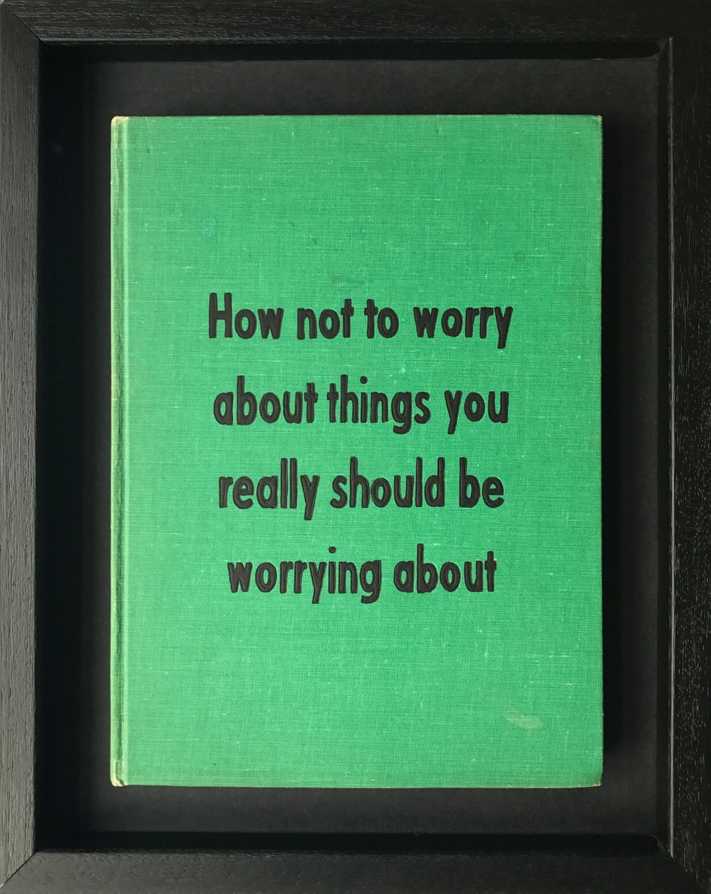 How Not to Worry About Things You Really Should Be Worrying About from Art Therapy by Johan Deckmann