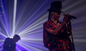 Skye Edwards from Morcheeba performs in concert.
