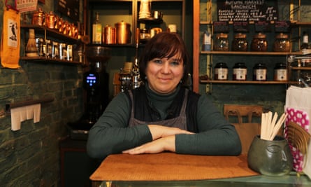 Kate Zaleska, owner of The Purple Carrot cafe.